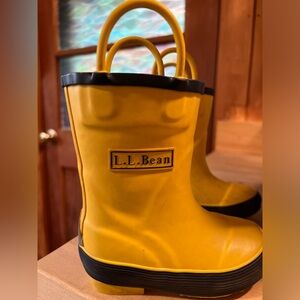 LL Bean toddler rain boots